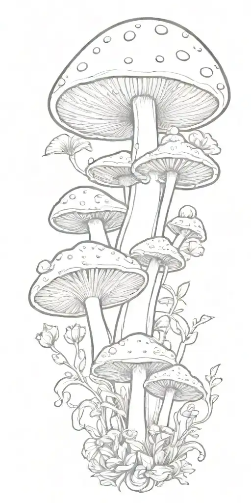 Mushroom Floral Design