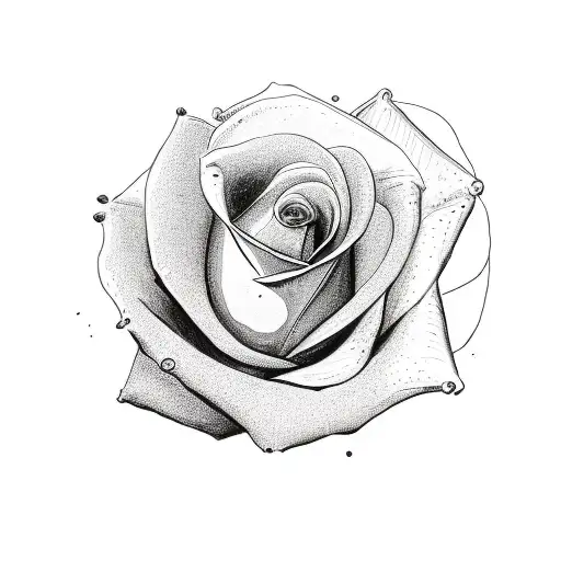 Camper Combined With A Rose