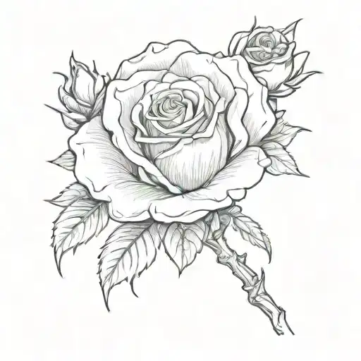 Rose Wrapped Around Finger