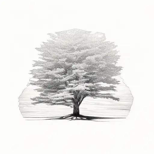 Tree Outline State Of Michigan