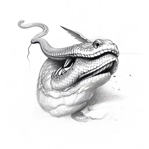 Dove Crushing Snake Head