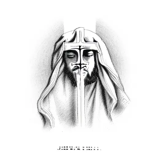 Abstract Jesus On The Cross