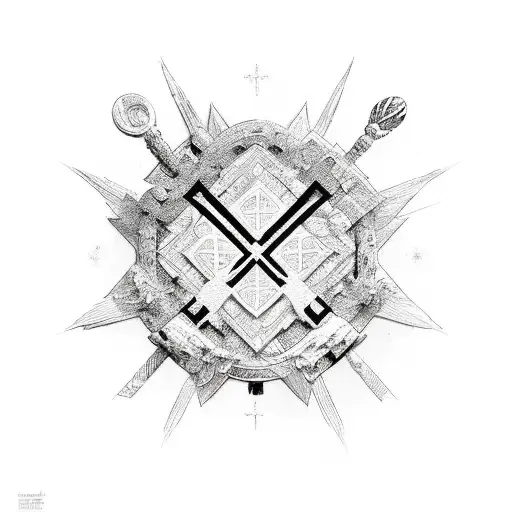 Cross With Roman Numerous