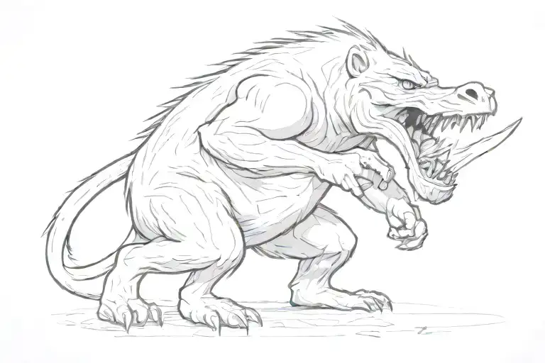 Angry Guerilla Rips Through Don't Feed The Animal Sign