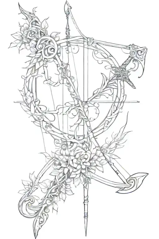 Elven Bow And Arrow
