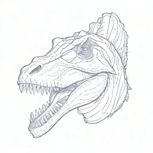 A Dinosaur Head