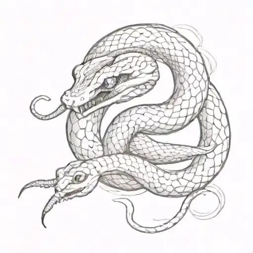 Snake With The Inscription 'Poisonous Kharkiv Snake' On It