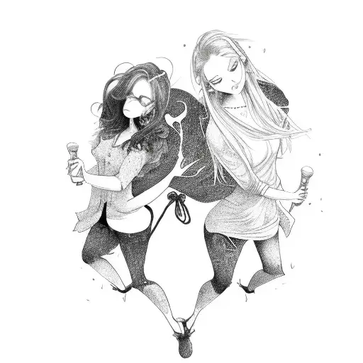 Lesbian Girl On Top Of Another Girl