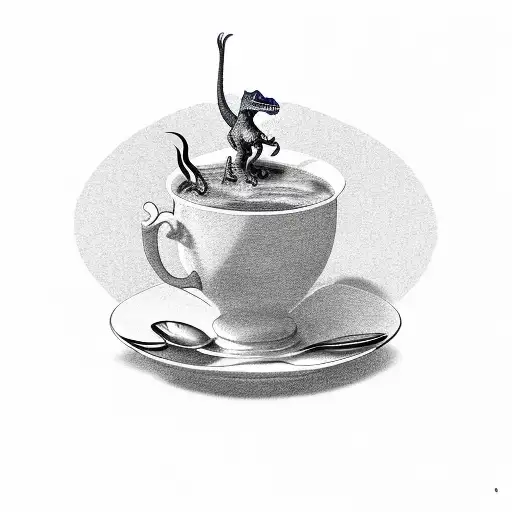 Dinosaur In A Tea Cup