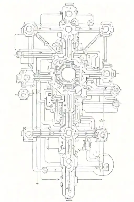 A Electronic Christian Cross Made Out Of Computer Processor And Device Pieces With A Lot Of Wires