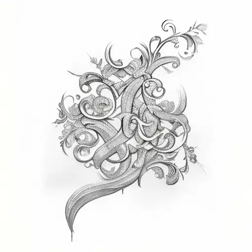 Vine Glass And Amore Lettering