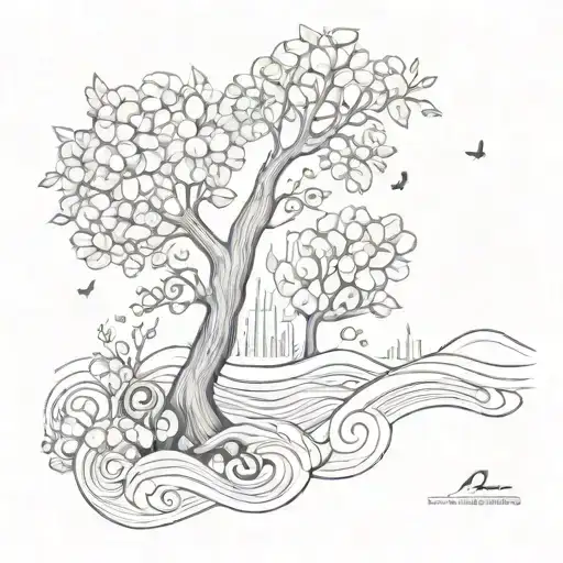 Trees Waves Flowers Music