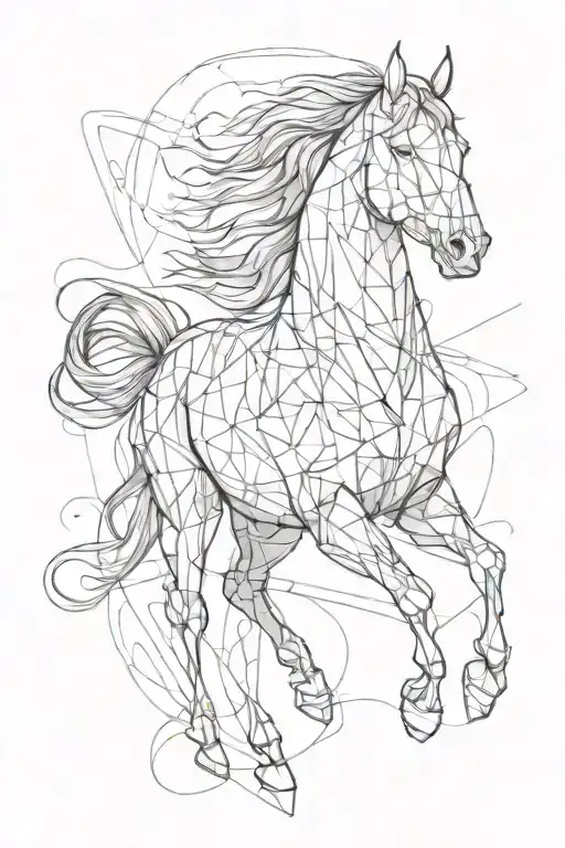 Abstract Horse