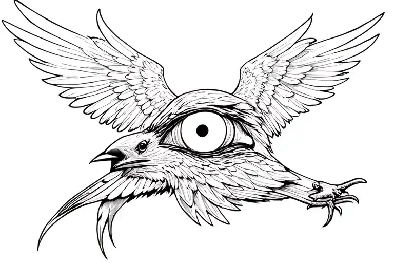 Raven With A Blind Eye