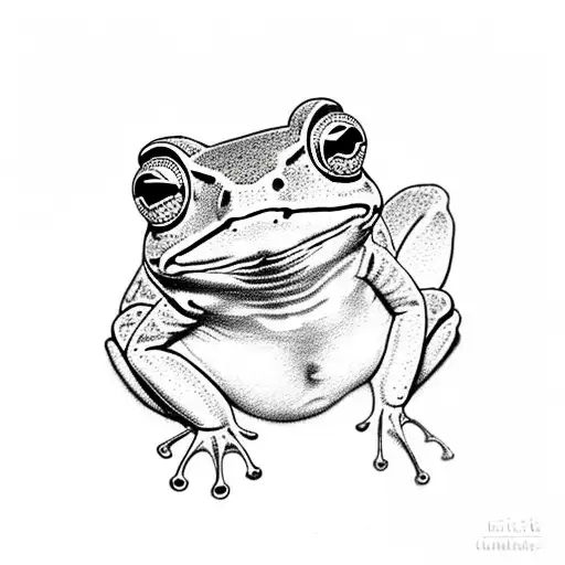 Elegant Small Frog God
