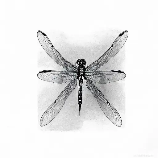 Dragonfly On Bullet