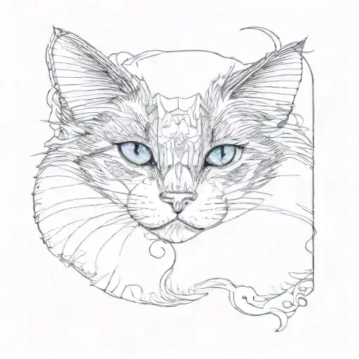 A Cat With Blue Eyes