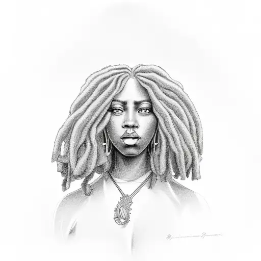 Black Woman With Locs