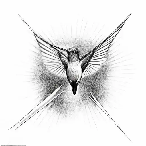 Christian Cross Hummingbird