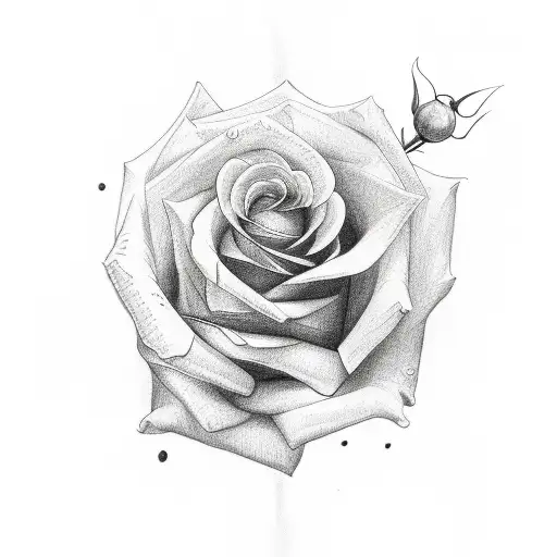 Rose And Pocket Watch Sleeve