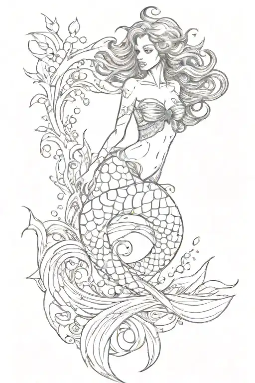Mermaid Swimming