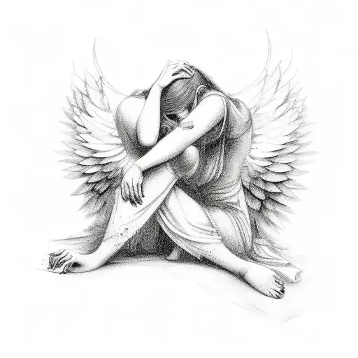 The Fallen Angel Is Crying