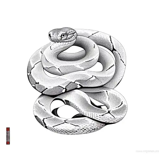 Snake India Gentle Strength Power Flat Kind Small Powerfull