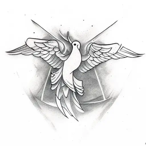 Tatto To Represent Freedom Bird