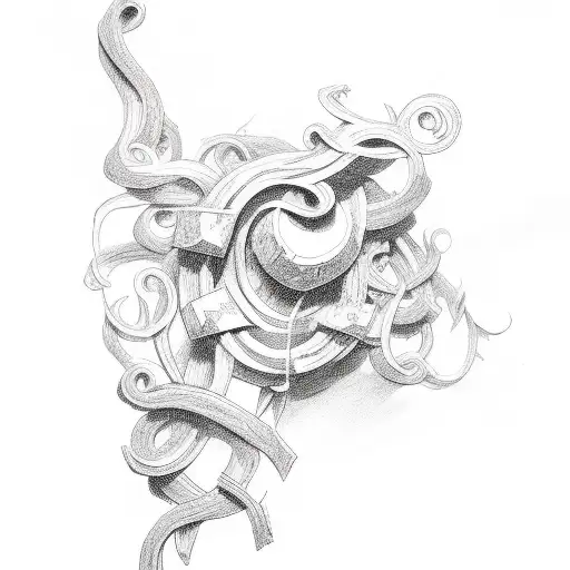 Vines With Names And Roman Numerals Going Up It