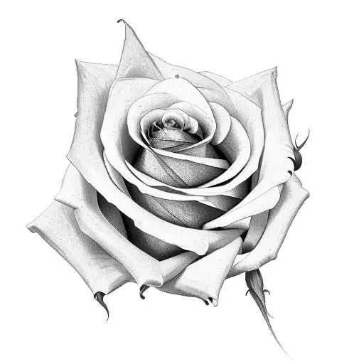 Rose With Jonathan As The Stem