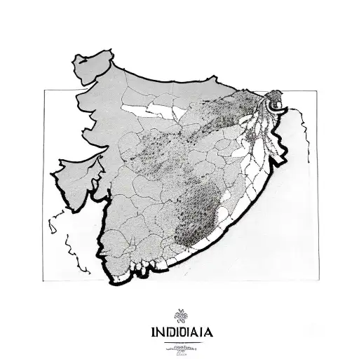 India Punjab Map With A Sword