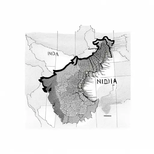 India Punjab Map With A Sword