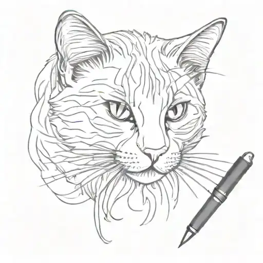 A Fountain Pen That Turns Into A Stylish Cat