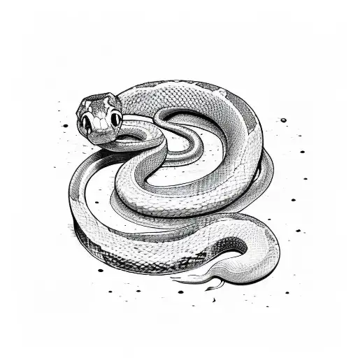 Long Snake And Water Sign