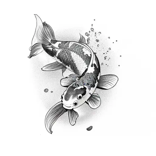 Koi Fish Tramp Stamp