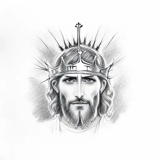 Jesus And The Crown Of Thorns