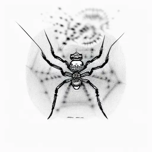 A Spider Weaving A Web Of Money