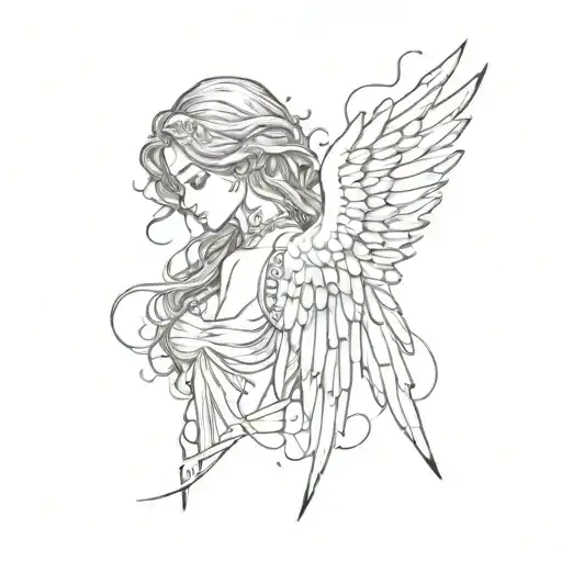Angel Wings Sadness