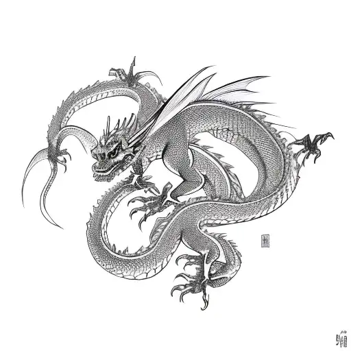 Basilisk Dragon With A Shogun