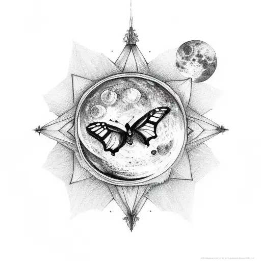Butterfly In The Stars And Moon