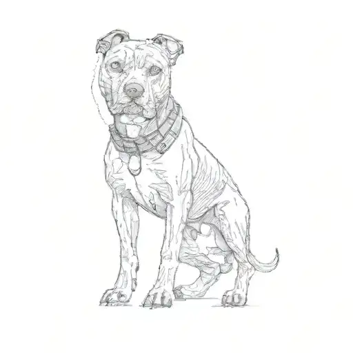 A Pit Bull Terrier