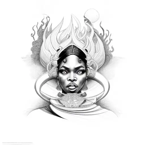 Black Goddess Of Fire