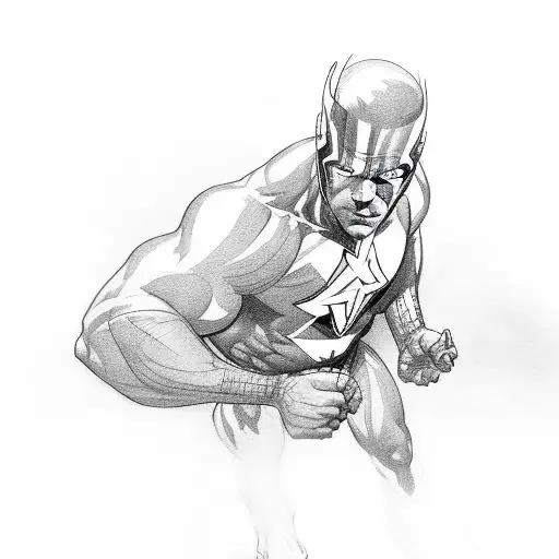 Black Bolt On The Leg