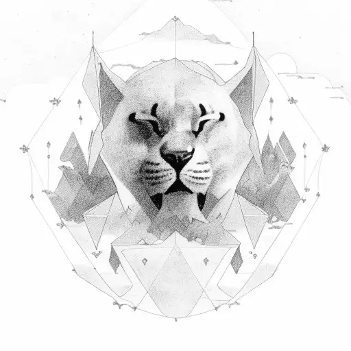 A Portrait Of The Lead Singer Of Chase Atlantic Surrounded By Ethereal Sleep Token Symbols