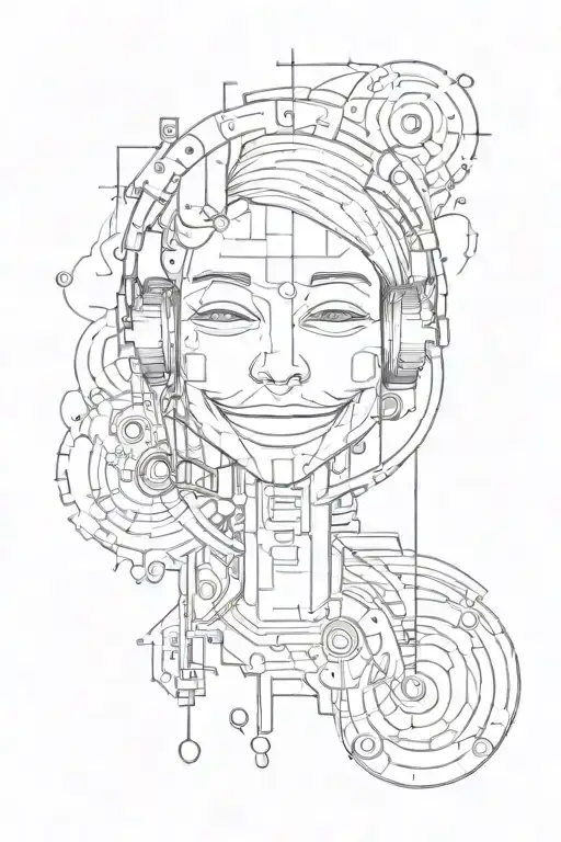 Smiley Face Techno Music