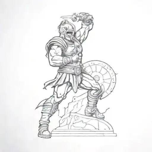 A Spartan Wrestling A Spartan