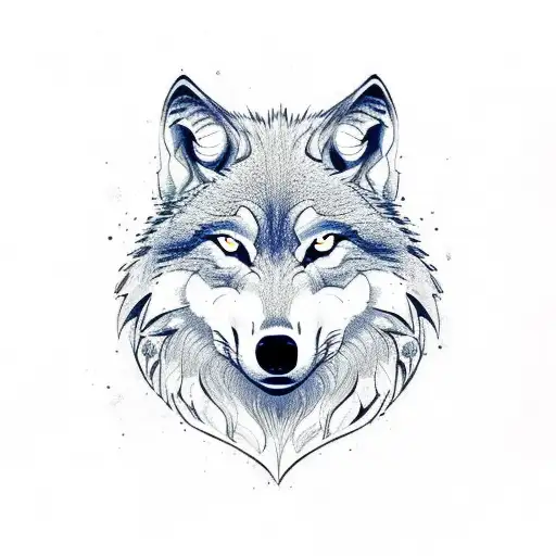 Wolf Holding Marine Corps Emblem