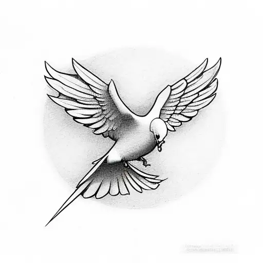 Dove With The Words Your Story Around It