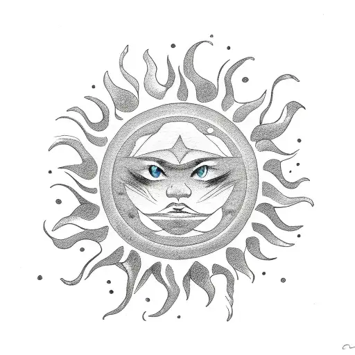 Sun Moon Star Simple