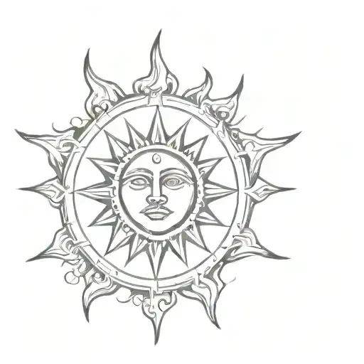 Male Sun Symbol